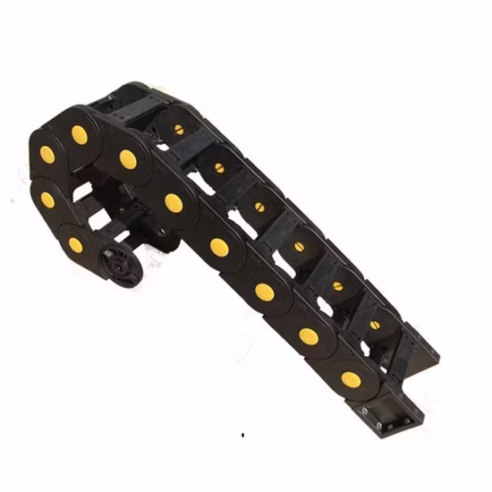 Perforatrice a catena portacavi in nylon di alta qualità, fabbrica di ganasce per tornio pneumatica, elettropermanente, magnetica e verticale