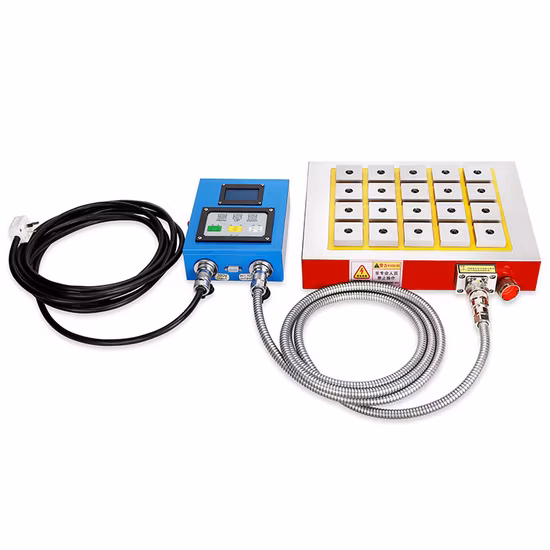 CNC Vertical Milling Machine Magnetic Chuck for Heavy Duty Work