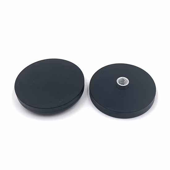 Rubber Coated NdFeB Mounting Magnets with Screw Pot Magnets