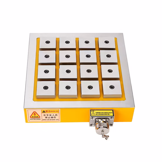 CNC Vertical Milling Machine Magnetic Chuck for Heavy Duty Work