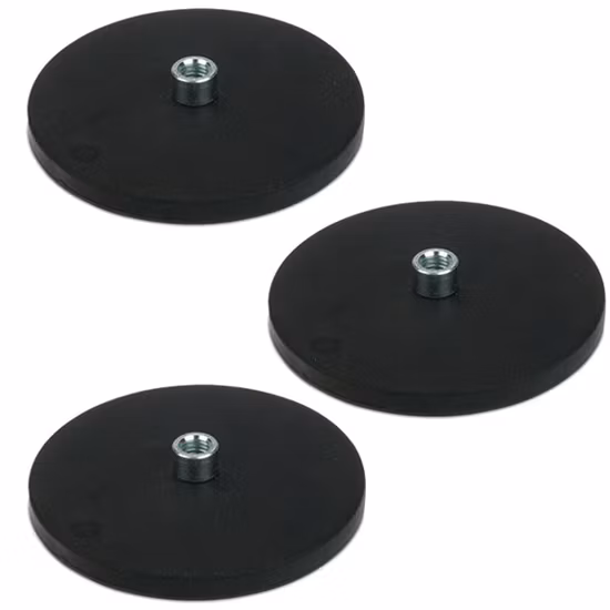 Rubber Coated NdFeB Mounting Magnets with Screw Pot Magnets