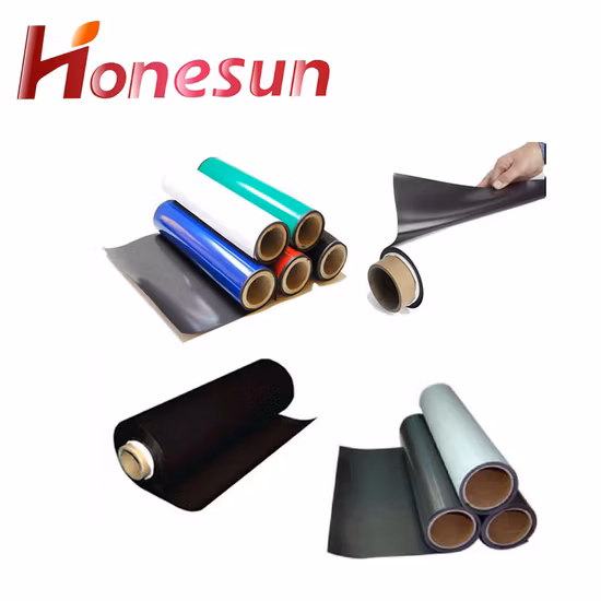 Magnete da frigorifero in gomma resistente, flessibile, isotropa, anisotropa, autoadesiva