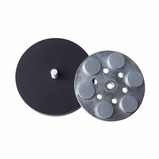 Magneti di montaggio NdFeB rivestiti in gomma con magneti con base a vite