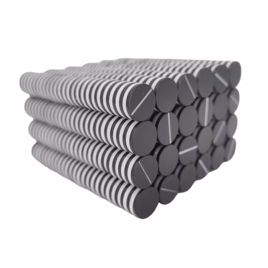 Magneti epossidici rotondi al neodimio N52 rivestiti in gomma nera impermeabile